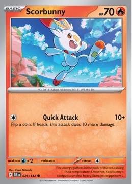 Scorbunny #26 - Pokemon Stellar Crown