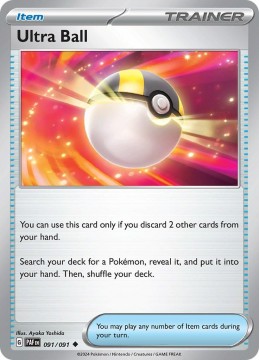 Ultra Ball #91 - Pokemon Paldean Fates