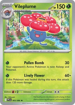 Vileplume HOLO #3 - Pokemon Phantasmal Flames