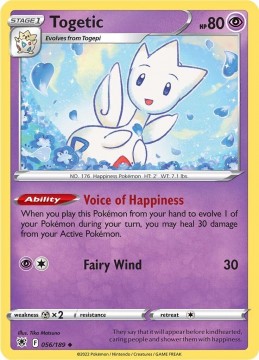 Togetic #56 - Pokemon Astral Radiance
