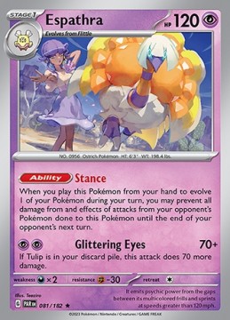 Espathra HOLO #81 - Pokemon Paradox Rift