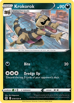 Krokorok #79 - Pokemon Crown Zenith