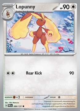 Lopunny #84 - Pokemon Prismatic Evolutions