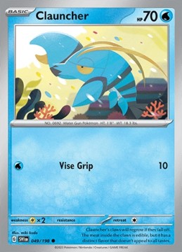 Clauncher REVERSE HOLO #49 - Pokemon Scarlet & Violet