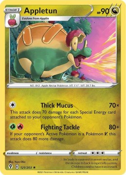 Appletun #121 - Pokemon Evolving Skies