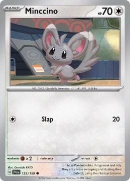Minccino REVERSE HOLO #125 - Pokemon Journey Together