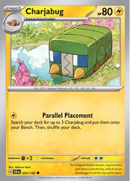Charjabug #52 - Pokemon Stellar Crown
