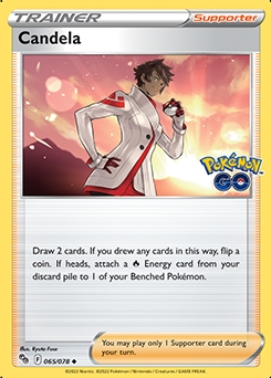 Candela REVERSE HOLO #65 - Pokemon Go 