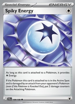 Spike Energy REVERSE HOLO #159 - Pokemon Journey Together