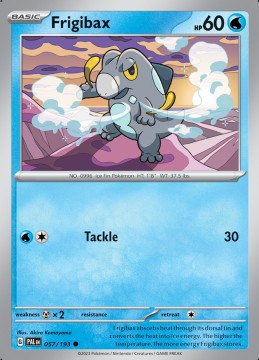 Frigibax REVERSE HOLO #57 - Pokemon Paldea Evolved