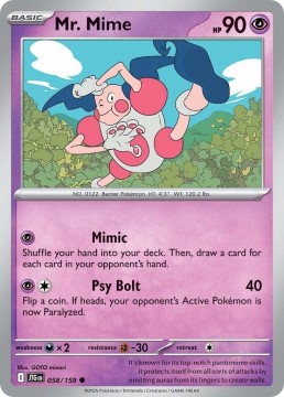 Mr. Mime #58 - Pokemon Journey Together 