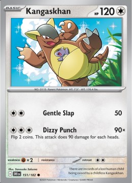 Kangaskhan REVERSE HOLO #151 - Pokemon Destined Rivals