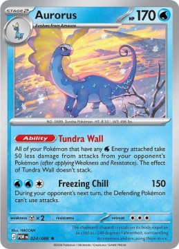 Aurorus HOLO #24 - Pokemon Perfect Order