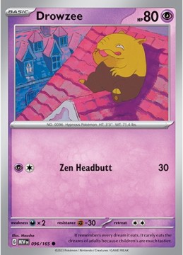 Drowzee #96 - Pokemon Scarlet & Violet 151