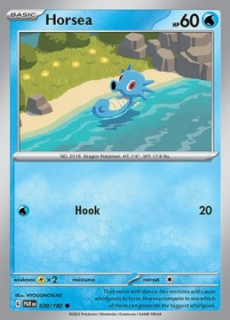 Horsea #30 - Pokemon Paradox Rift 