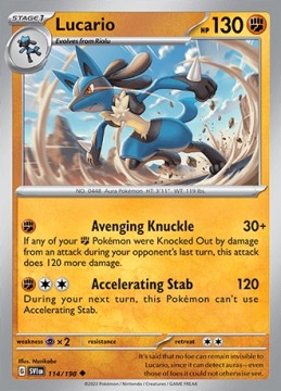 Lucario #114 - Pokemon Scarlet & Violet