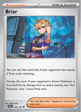 Briar REVERSE HOLO #132 - Pokemon Stellar Crown