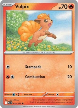 Vulpix #19 - Pokemon Mega Evolution