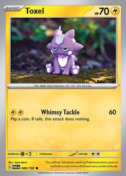 Toxel #69 - Pokemon Paradox Rift