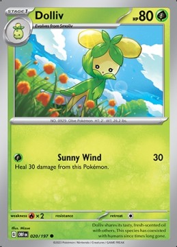 Dolliv #20 - Pokemon Obsidian Flames