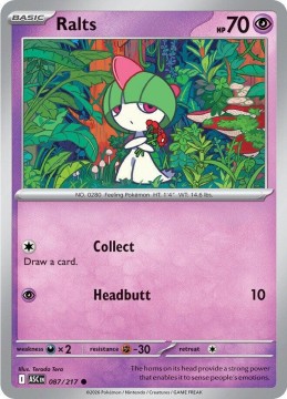 Ralts #87 - Pokemon Ascended Heroes