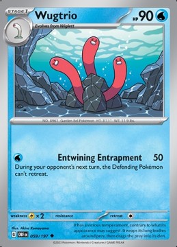 Wugtrio #59 - Pokemon Obsidian Flames