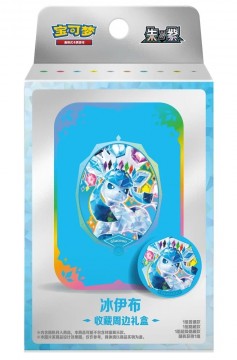 Pokemon - Crystal Gathering Kinesisk Glaceon Tin Set