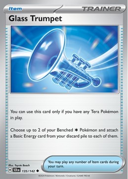 Glass Trumpet #135 - Pokemon Stellar Crown