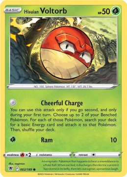 Hisuian Voltorb #2 - Pokemon Astral Radiance