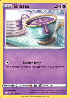 Sinistea #82 - Pokemon Darkness Ablaze