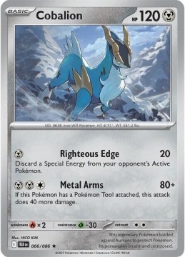 Cobalion HOLO #66 - Pokemon Black Bolt