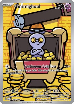 Gimmighoul #198 - Pokemon Paradox Rift 