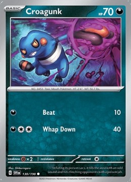 Croagunk #130 - Pokemon Scarlet & Violet