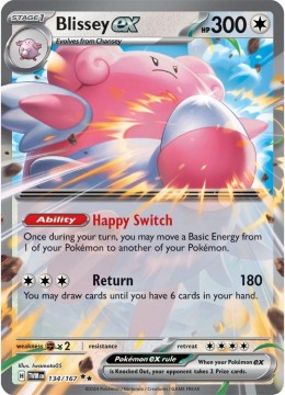 Blissey EX #134 - Pokemon Twilight Masquerade