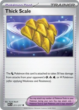 Thick Scale REVERSE HOLO #211 - Pokemon Ascended Heroes