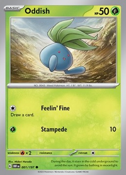 Oddish #1 - Pokemon Obsidian Flames 