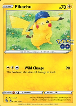 Pikachu HOLO #28 - Pokemon Go