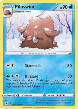 Piloswine #32 - Pokemon Astral Radiance