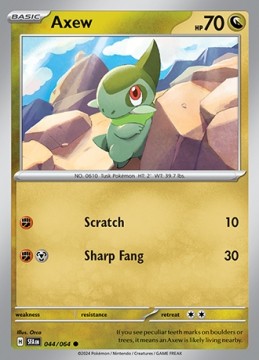 Axew #44 - Pokemon Shrouded Fable
