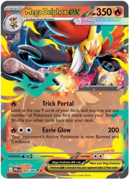 Mega Delphox EX #8 - Pokemon Pitch Black
