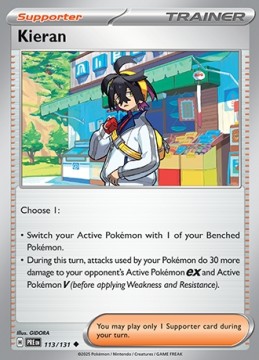 Kieran #113 - Pokemon Prismatic Evolutions
