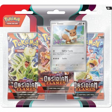 Pokemon - Obsidian Flames 3-pack Blister