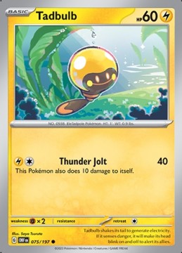 Tadbulb #75 - Pokemon Obsidian Flames