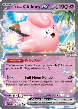 Lillie's Clefairy EX #56 - Pokemon Journey Together
