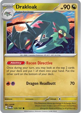 Drakloak #129 - Pokemon Twilight Masquerade