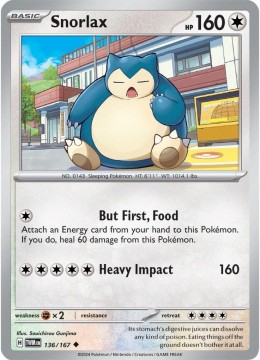 Snorlax #136 - Pokemon Twilight Masquerade