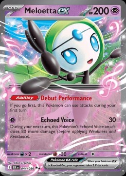 Meloetta EX #44 - Pokemon Black Bolt