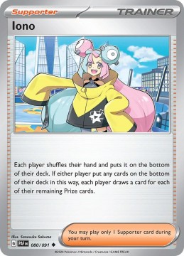 Iono #80 - Pokemon Paldean Fates 