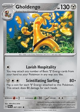 Gholdengo HOLO #67 - Pokemon Paldean Fates