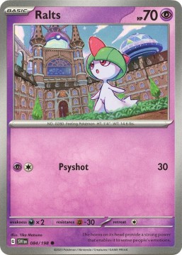 Ralts REVERSE HOLO #84 - Pokemon Scarlet & Violet